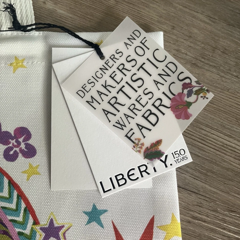Liberty London 150th Anniversary Tote Bag limited Edition Made in GB 42x38cm NWT - Image 4 of 4