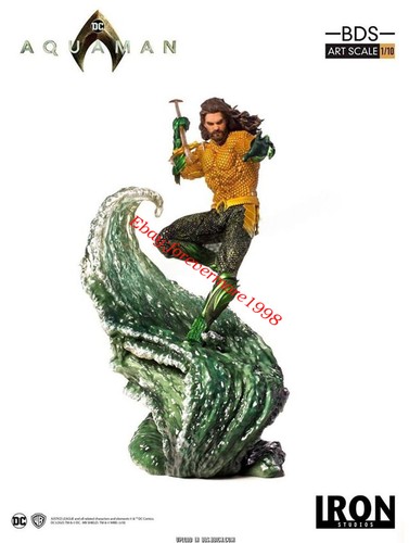Iron Studios DC Aquaman 1/10 Scale Aquaman GK Polystone Model Statue Second-Hand - Picture 4 of 9
