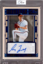 GREG MADDUX 2025 Panini Three & Two Legends #LS-GM Blue Autograph Auto #32/32