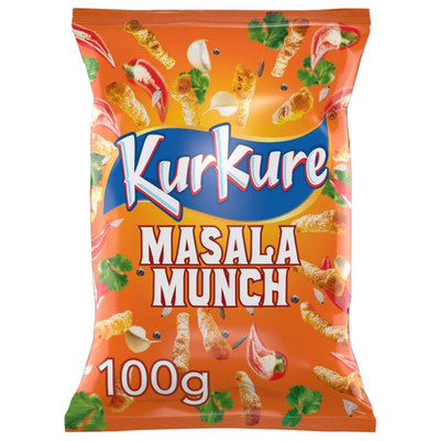 Kurkure Masala Munch Sharing Snacks Chips 100g 15er Pack
