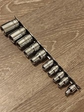 Snap On Tools USA 10pc Combo Drive Torx Shallow Socket Set E4-E18 210AFLEY