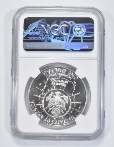 MS70 1991 P Mount Rushmore $1 Commemorative Silver Dollar NGC *4528 - Picture 2 of 5