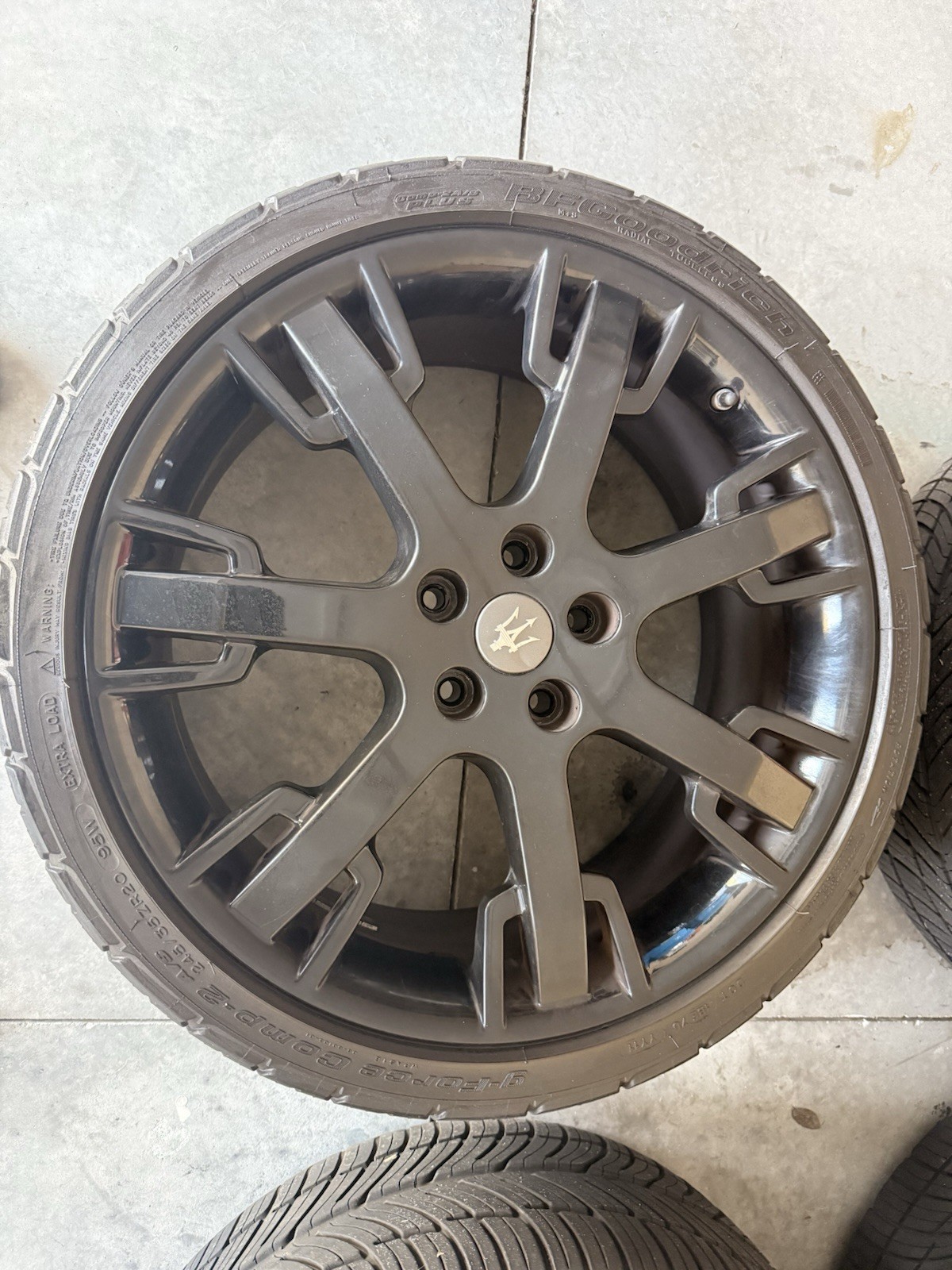 Set Of Factory 20” Rims And Tires Maserati Granturismo