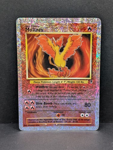 Moltres 30/110 Legendary LC Reverse Holo Rare Vintage Pokemon TCG WOTC HP+
