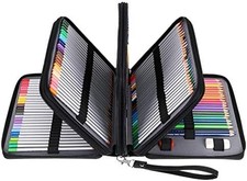 Sumnacon 20 2 pieces PU color Pencil case Large capacity Pencil holder Pencil h