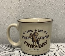 16oz Ceramic John Wayne Going to Be Another Fine Day Coffee Mug - Open Road 2022