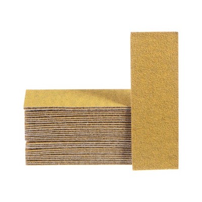 30pcs Micro Detail Sander Paper 80 Grit 3.5 x 1.2 Inch Finger Sander Sandpapers