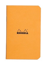 Rhodia Slim Graph Paper Notebook Orange 3X4 Inches 48 Sheets Acid Free