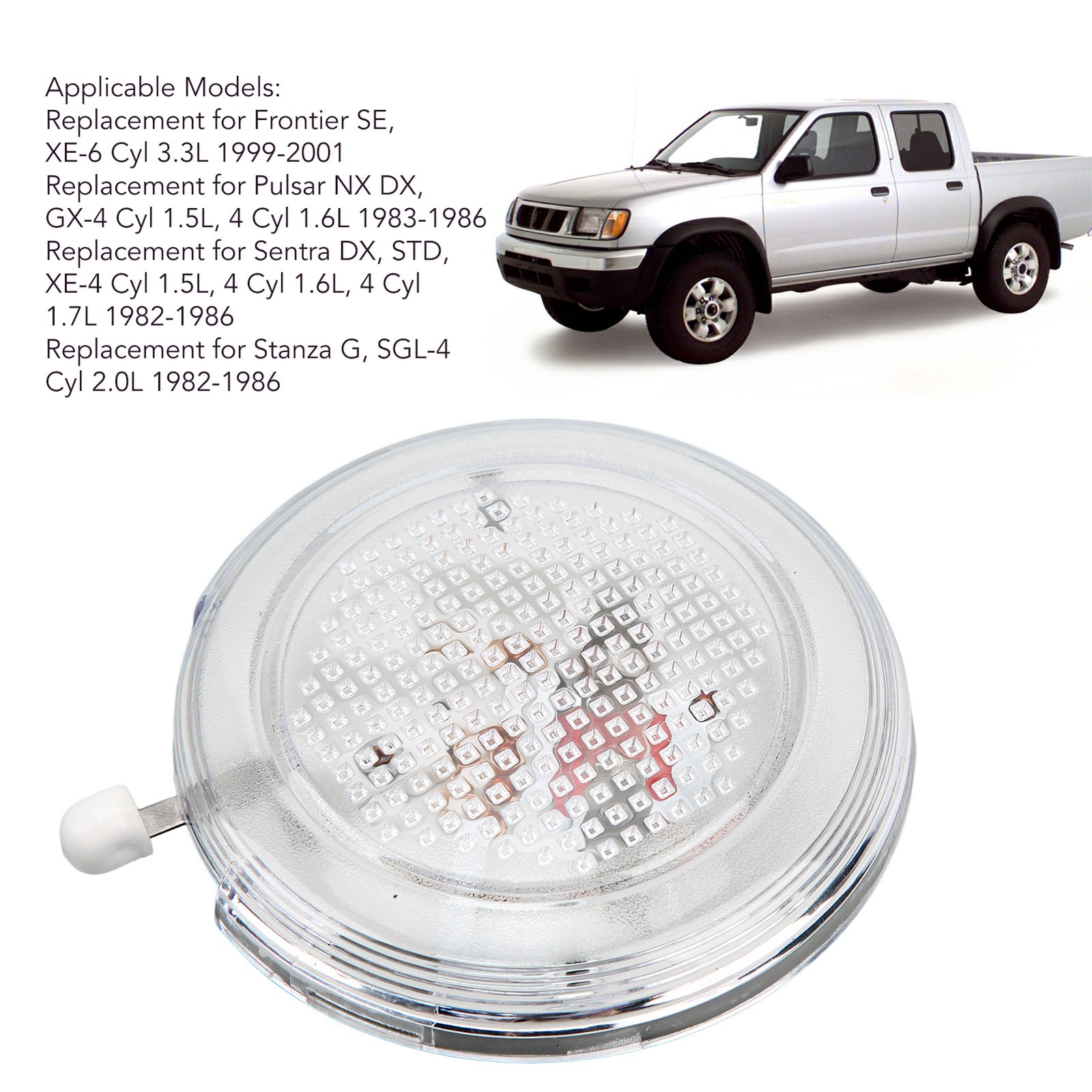 Car Interior Dome LED Light Soft Bright Replacement For Frontier SE XE‑6 Cyl 3.3