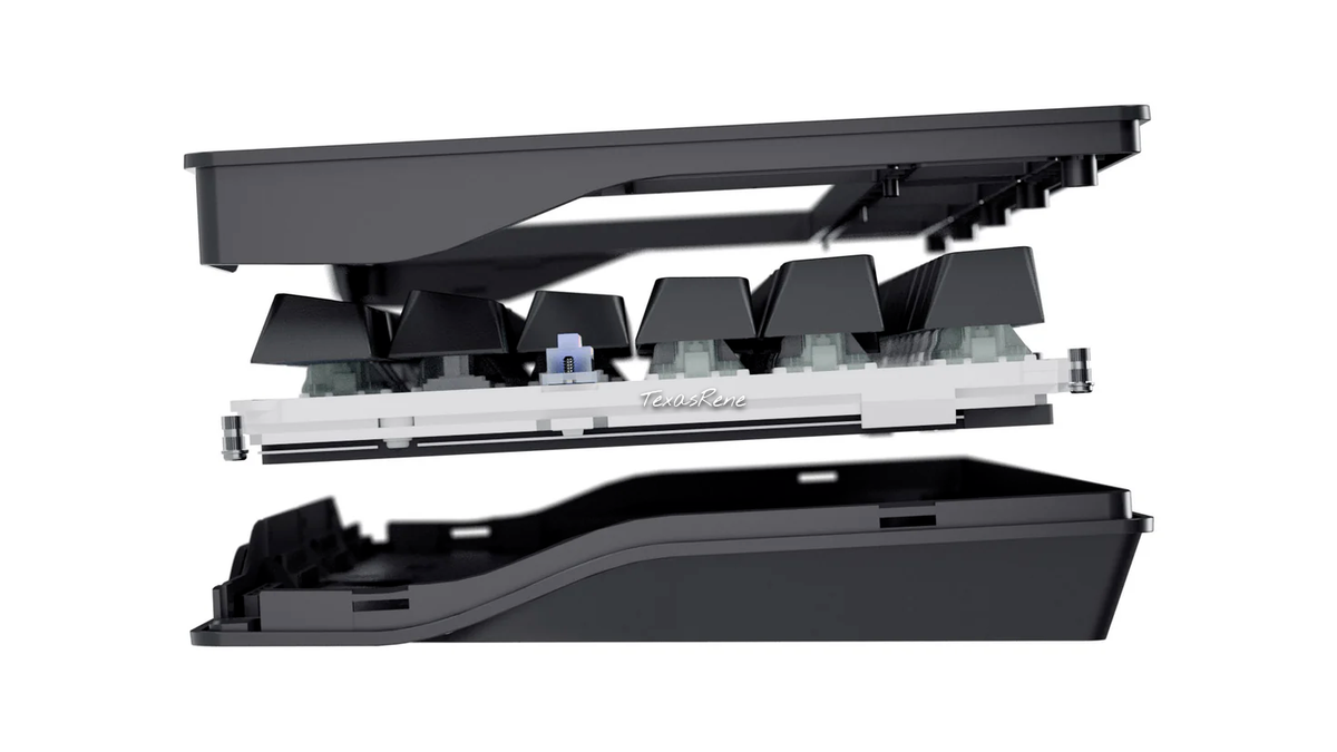 Wooting 80HE ANSI Black Zinc Alloy Gaming Keyboard 771428520066