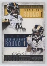 2013 Panini Contenders Round Numbers Jarvis Jones Alec Ogletree #17 tl3