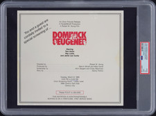DOMINICK & EUGENE / 1988 Advance Screening Movie Ticket, Ray Liotta, PSA 5 (MK)