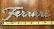Ferrari Chrome Metal Emblem - New 8