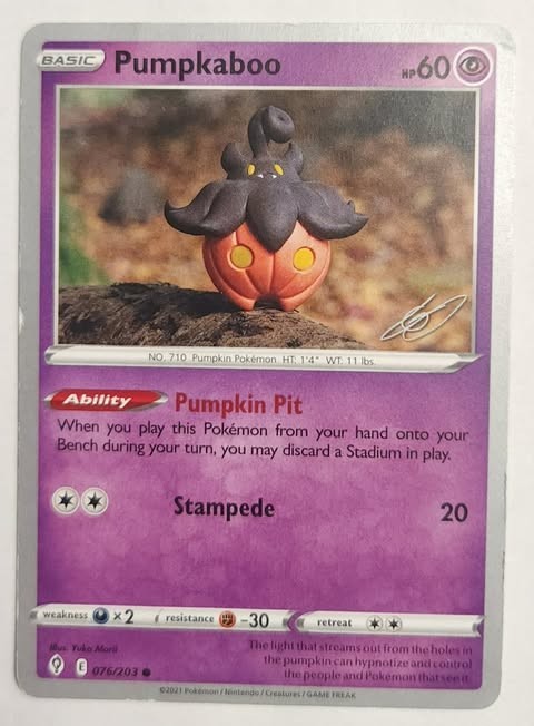 Pumpkaboo 076/203 - 2023 World Championships Deck - Evolving Skies - LP Common