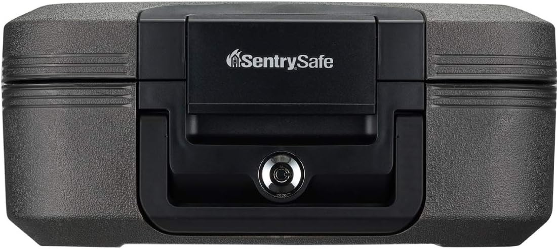 SentrySafe Chest Safe with Key Lock 0.28 Cu.ft Fire & Water