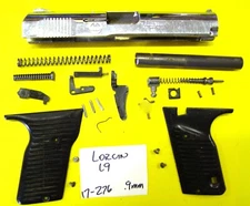 Lorcin L9 9mm repair parts  Complete Slide Barrel Grips Springs Pins 17-276