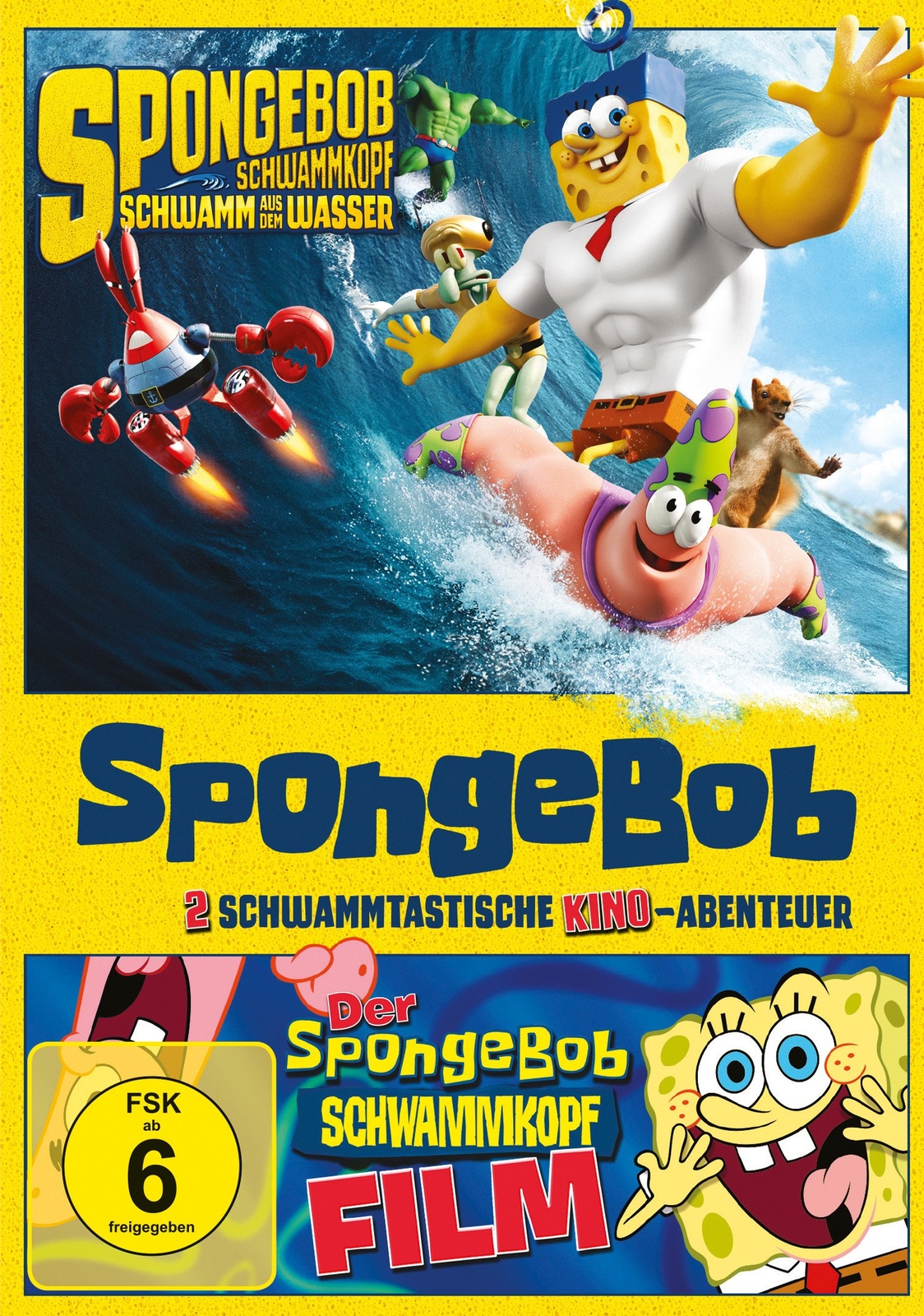 SpongeBob Schwammkopf - Der Film & Schwamm aus dem Wasser [2 DVDs] (DVD)