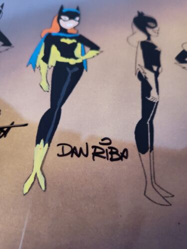 SERIE ANIMADA BATMAN PINTADA A MANO PROMOCIÓN CEL FIRMADO ALTIERI RIBA RADAR ALAN - Imagen 2 de 6
