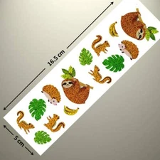 Mrs Grossman's Sticker - LTD ED - SPARKLE - BRIGHT SWEET ANIMALS, Sloth Squirrel