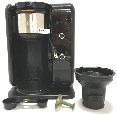 Ninja Hot Cold Brew System CP301 for Coffee and Tea, Hot and Cold Drinks, Black