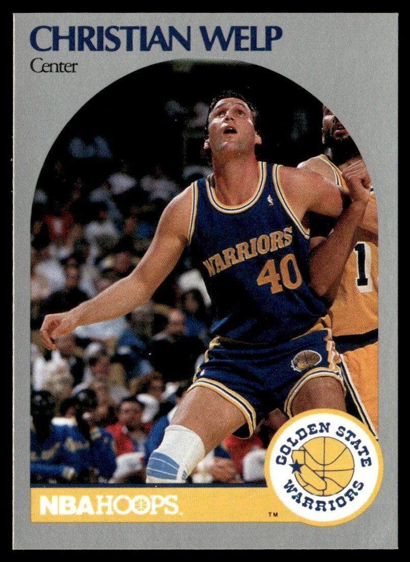 1990-91 Hoops Christian Welp Golden State Warriors #122