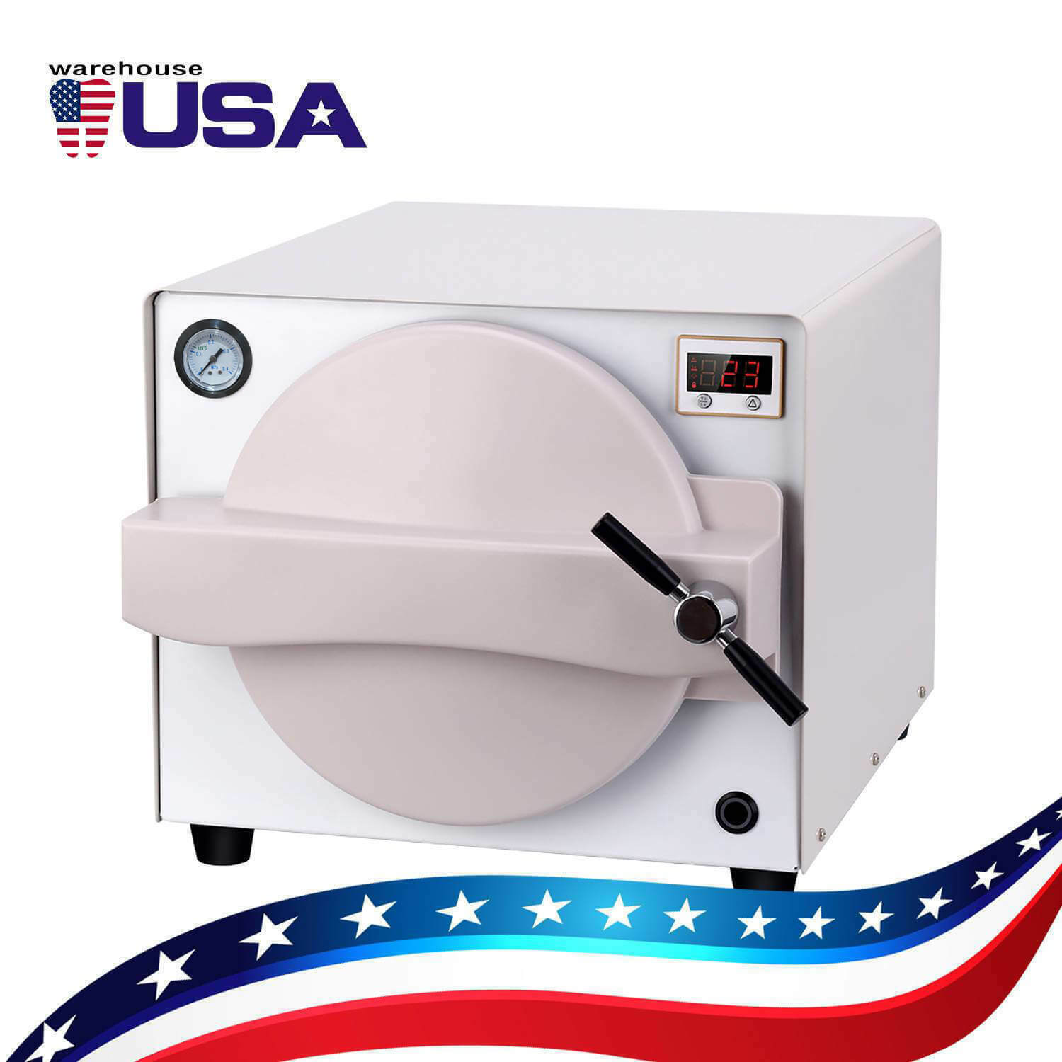 18L Dental Autoclave Steam Sterilizer/ Handpiece Maintenance Lubrication Device