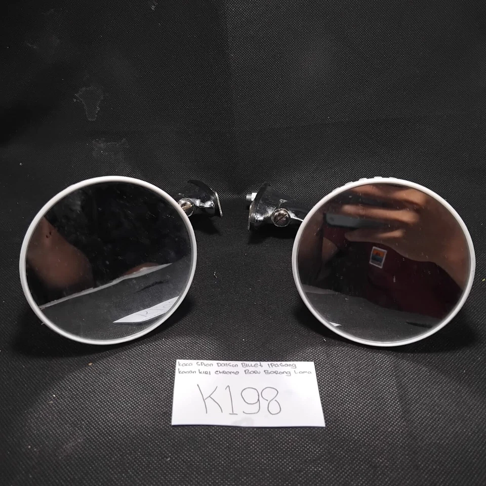 TNK JAPÓN ESPEJO GUARDABARROS VINTAGE RETRO COCHE COMPLETO METAL DATSUN MAZDA TOYOTA JDM NOS Foto 2 de 4