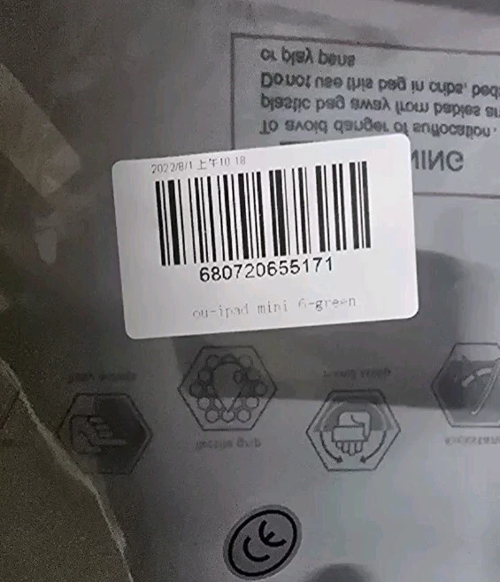 Schutzhülle Für Appel Ipad Mini 6 Schwarz Mit Grün Cover For IPAD MINI 6 Green B - Bild 4 von 4