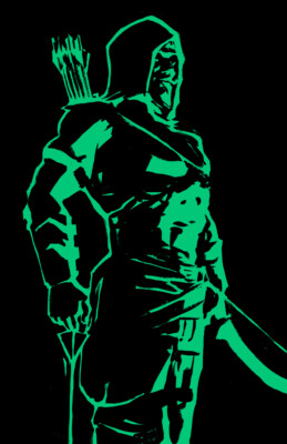 GREEN ARROW DC COMICS JUSTICE LEAGUE Print 11x17 Chris McJunkin SALE!