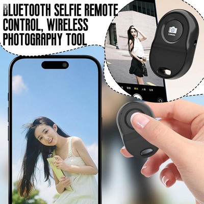 Bluetooth Shutter Remote Selfie Stick Control Button Monopod Camera Phone I2P9