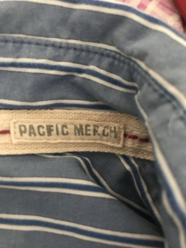 Hollister California Blue stripe mens shirt Size Small - Picture 9 of 11