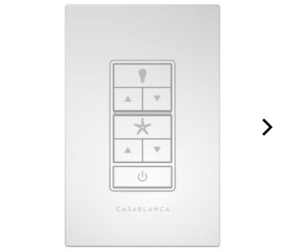 Casablanca Universal 4 Speed Wall Control System