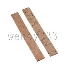 50 Pcs 8cm Length Natural Clarinet Neck Cork Sheet Clarinet Joint Pad 2mm Thick
