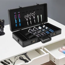 Barber Stylist Suitcase Carrying Case Box For Clippers Trimmers Scissors Combs