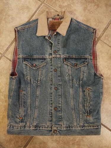 Levis Vintage Reversible Plaid Denim 