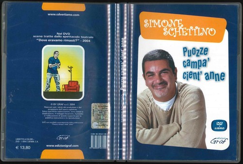 SIMONE SCHETTINO PUOZZE CAMPA' CIENT' ANNE DVD + LIBRO DVD OTTIMO USATO - Imagen 2 de 2
