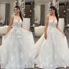 White Ivory Wedding Dresses Grass 2025 Newest Beach Sleeveless Tulle Bridal Gown