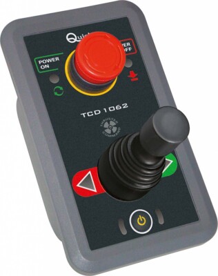 Quick Italy TCD1062, Joystick remote control with integrated main switch command