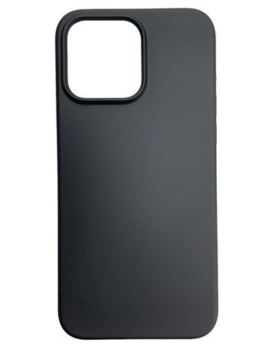 Black Gel Shockproof Case For iPhone 15 Gel Silicone Rubber - Picture 1 of 3