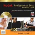 Kodak Gold Professional CD-R 700Mb (52x) 80 min. 200 Years of Data Security!