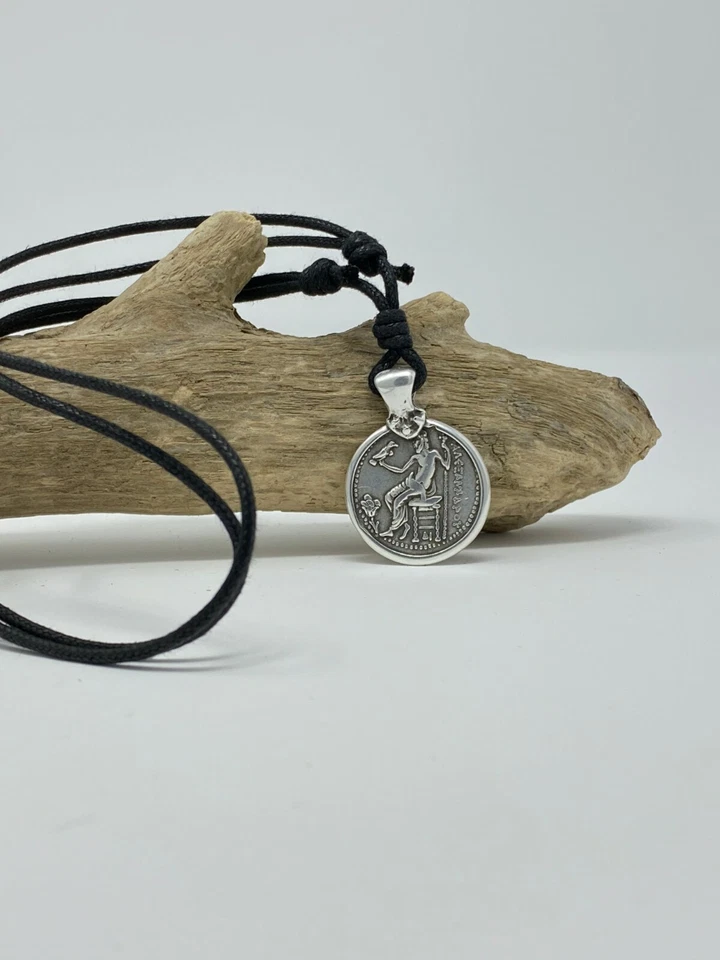 Ожерелье Александра Великого греческий медальон ожерелье монета - Изображение 2 из 4