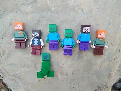 Minecraft Lego Minifigures Toys Lot Of 7 Ebay