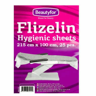 BEAUTYFOR Disposable Flizelin Non Woven Sheets for Couch Cover 215 x 100cm Pack of 25