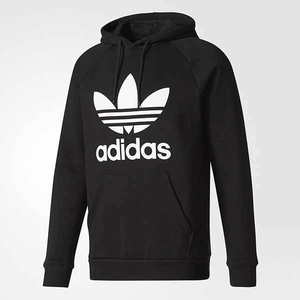 Adidas trefoil solid clearance hoodie
