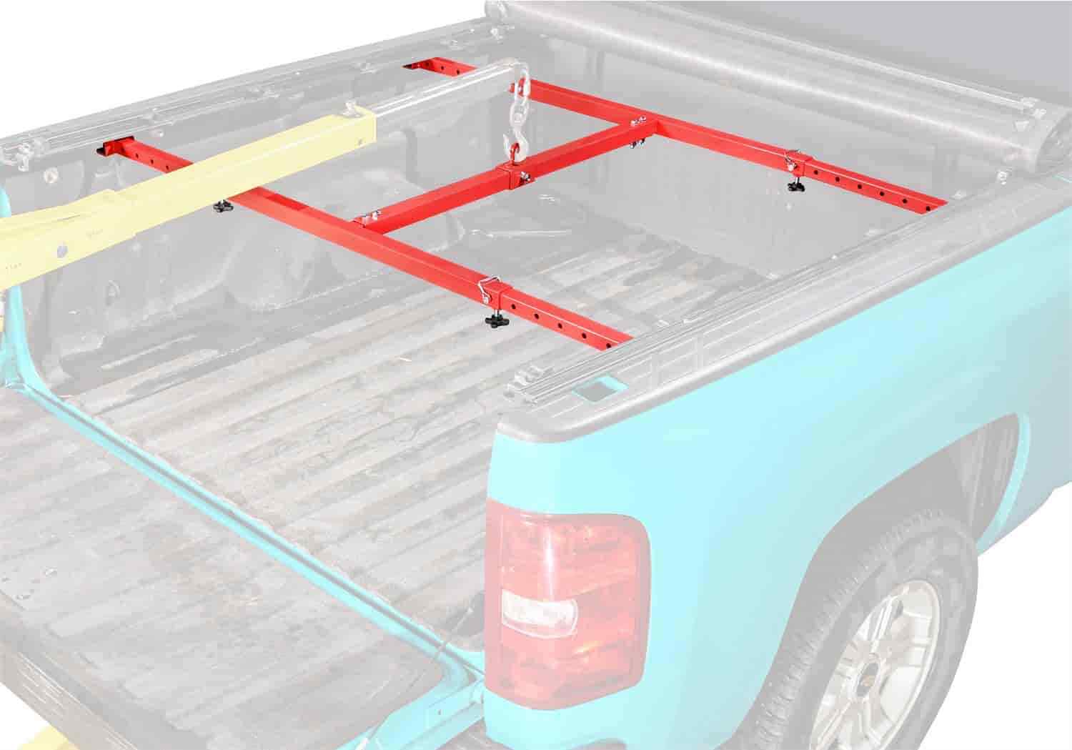 JEGS 81244 One Person Truck Bed Lift 800 lb. Capacity Works On Beds Up