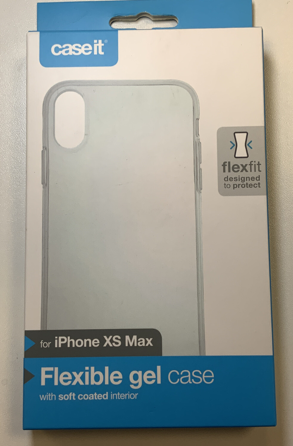 CASEIT Gel Silicone Clear Case Back Cover Shockproof for Apple iPhone XS Max
