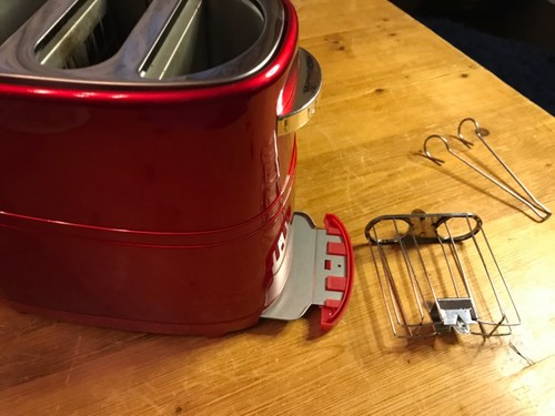 Hot Dog Cooker And Bun Warmer Party Toaster Nostalgia Electrics Retro Red - Picture 18 of 19