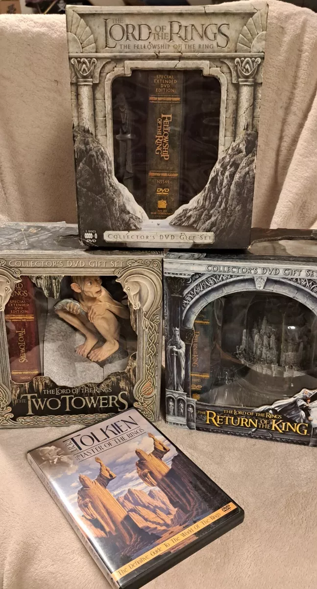 All 3 Lord of the Rings Extended Edition DVD Gift Sets + Free Documentary  DVD