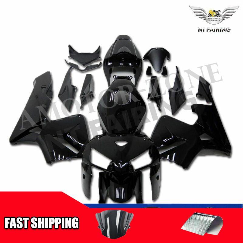 Injection Glossy Black Fairing Kit Fit For Honda CBR600RR 2005