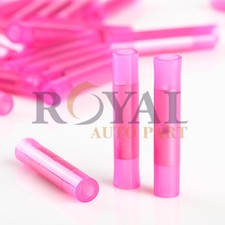 100 Pcs Seamless Nylon Insulated Wire Connectors Red 22-18 gauge